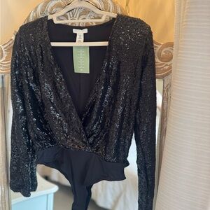 H&M Elegant Black Top